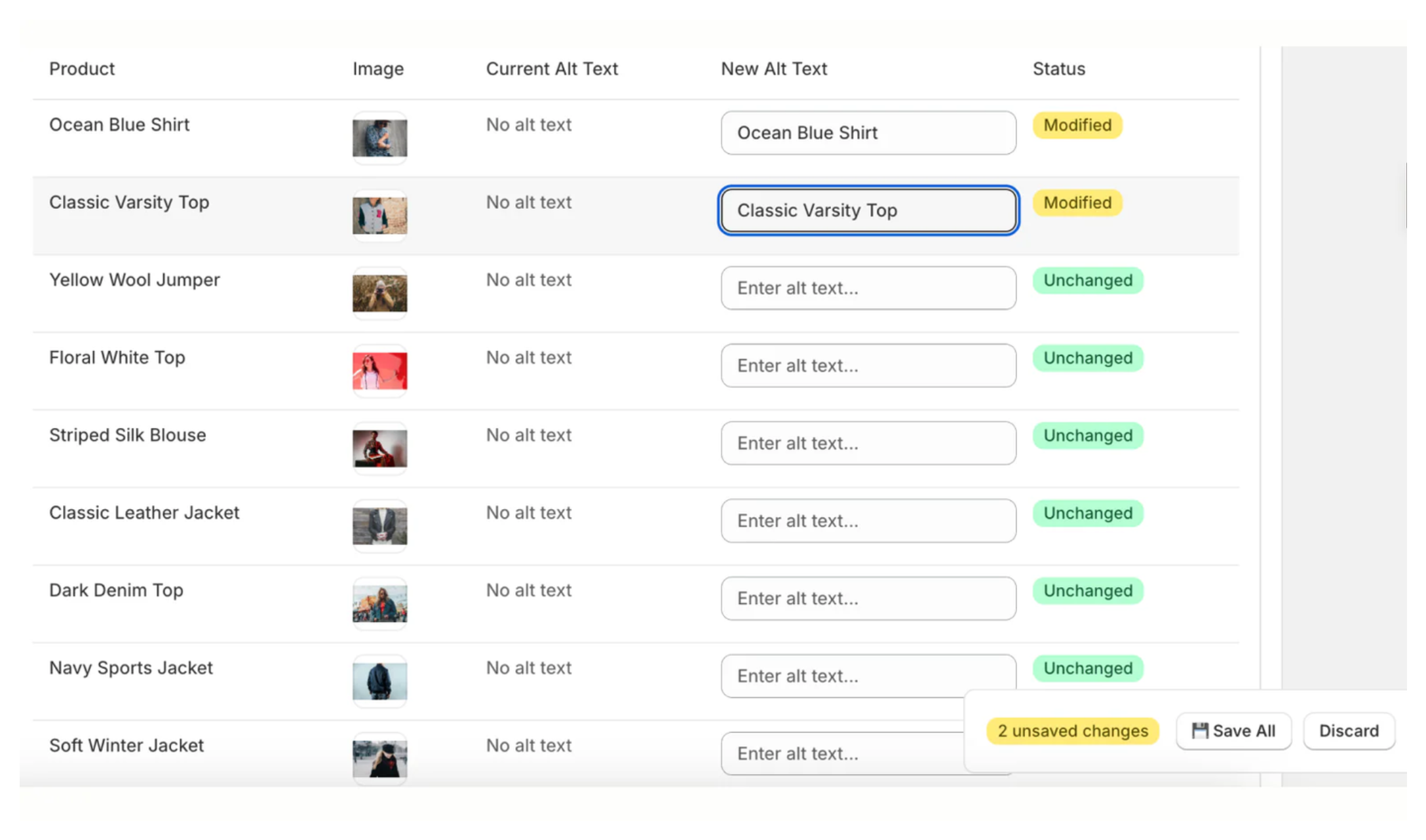 AltMate product screenshot