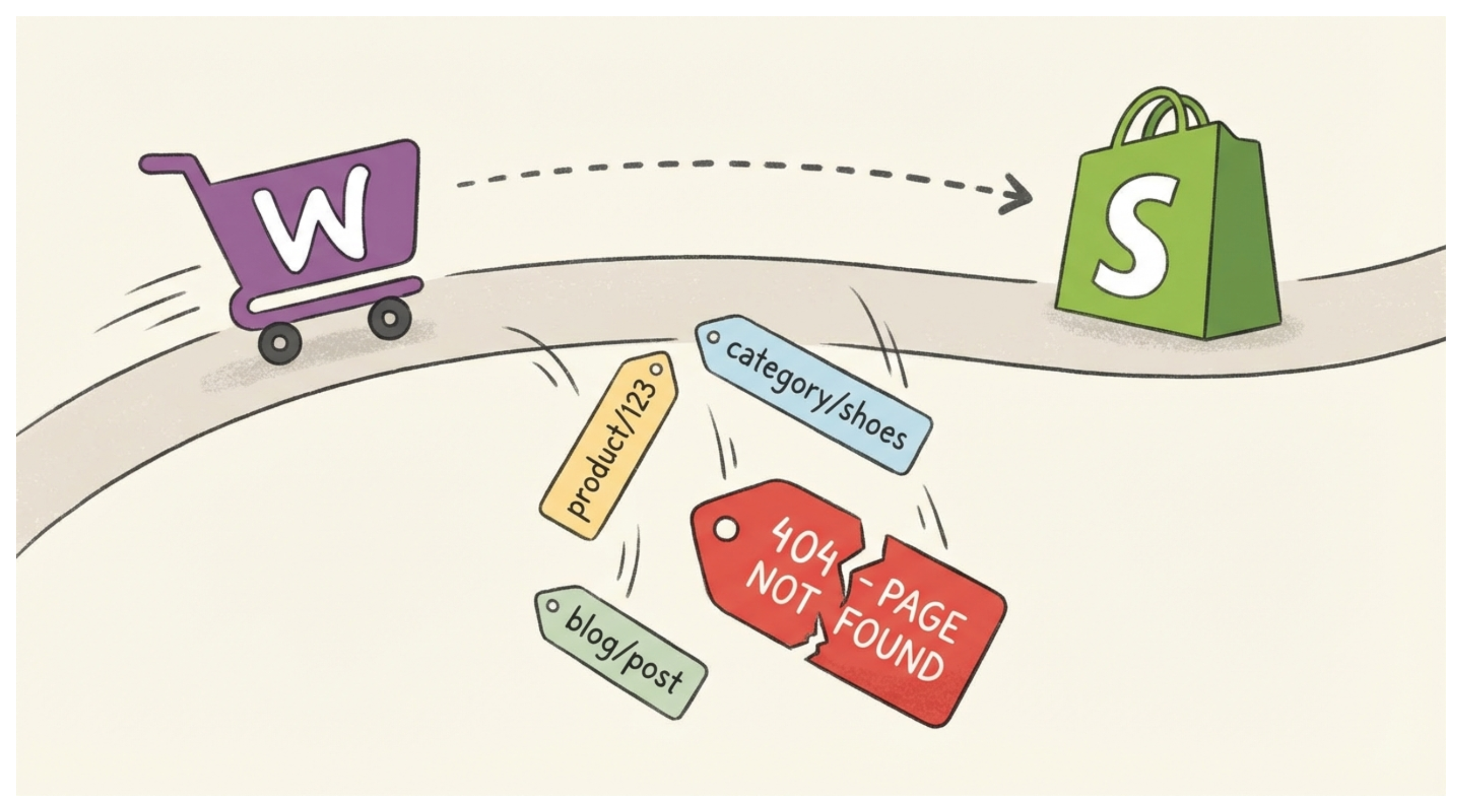 Missing 404 Redirects After WooCommerce to Shopify Migration